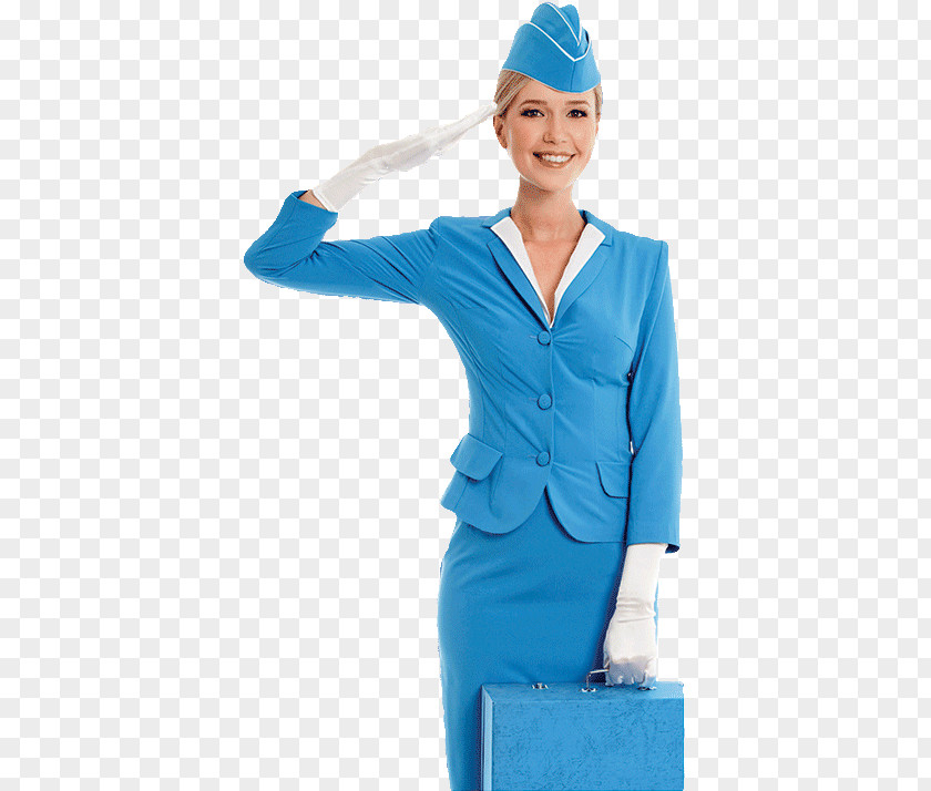 Dress Stock Photography Flight Attendant Uniform Blue PNG