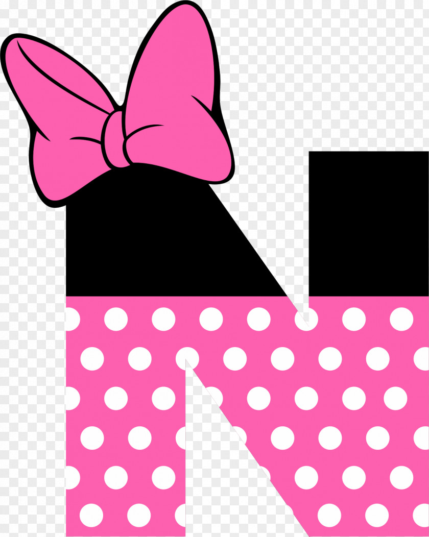 Minnie Mouse Mickey Letter Alphabet PNG