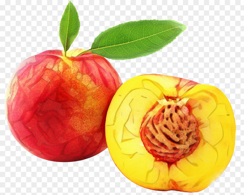 Apple Peach Fruit Food Produce PNG