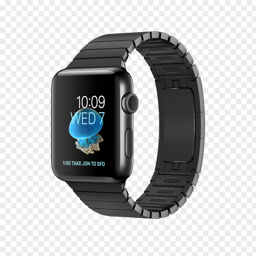 Apple Watch Series 2 1 Adult Link Bracelet Smartwatch PNG