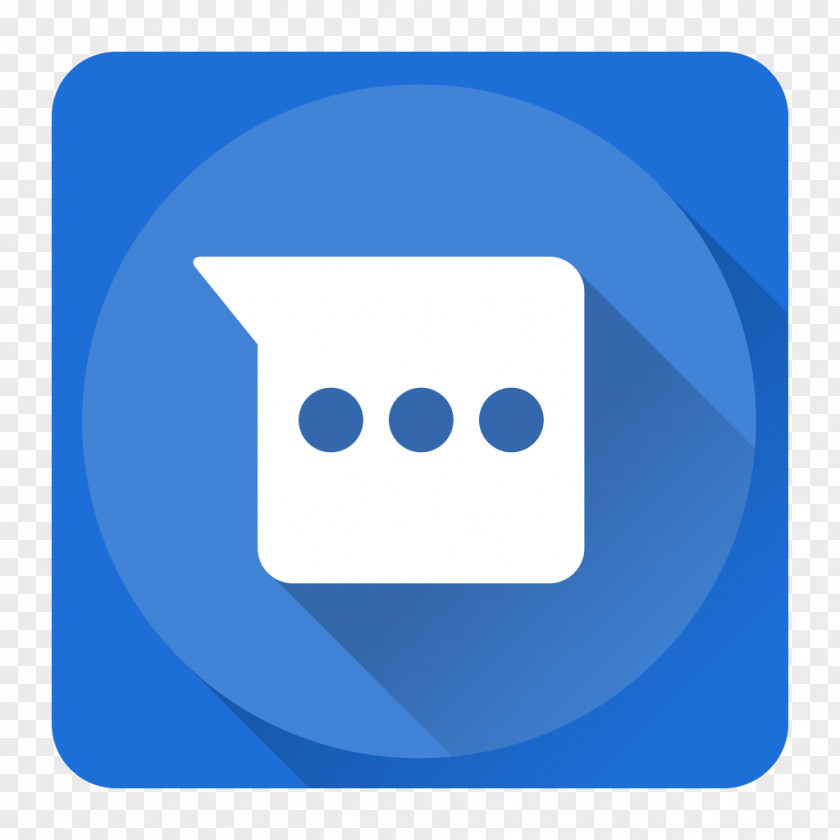 Messenger Blue Square Area PNG