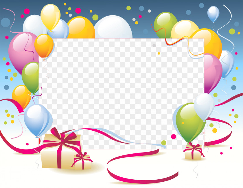 Party Frame Cliparts Birthday Picture Film Clip Art PNG