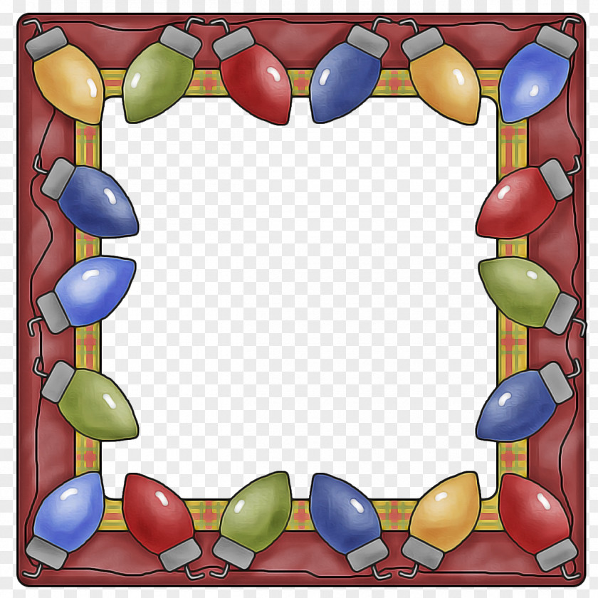 Rectangle Picture Frame Christmas PNG