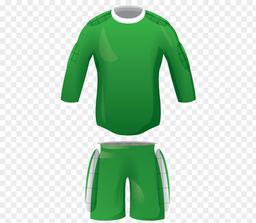 Soccer Goalkeeper Product Design Shoulder Green Sleeve PNG