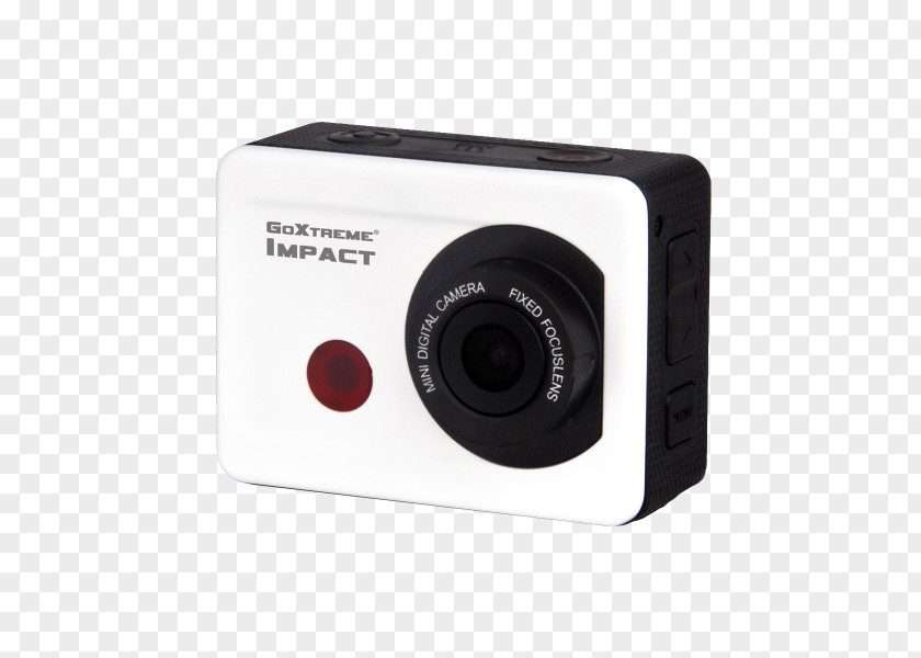 Action Cam GoXtreme Impact Full HD Camera Black Lens Digital Cameras PNG
