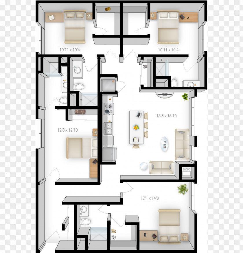 Apartment The Knoll Floor Plan Ratings Studio PNG