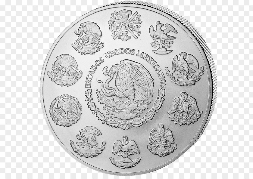 Coin Silver Libertad Mexico PNG
