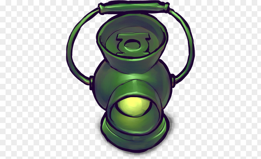 Comics Lantern Kettle Headgear PNG