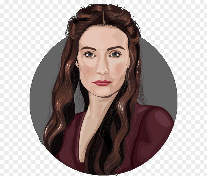 Melisandre Eyebrow Hair Coloring Cheek Forehead PNG