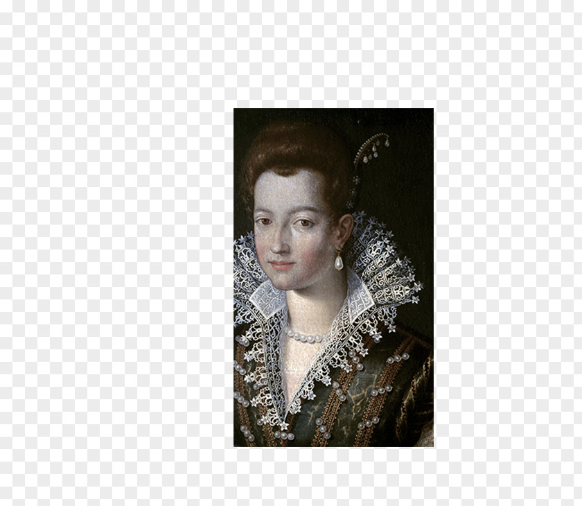 Painting Marie De' Medici Italian Renaissance 16th Century Portrait PNG
