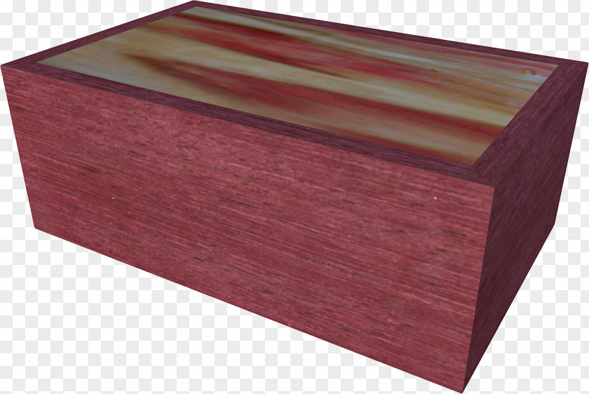 Box Purpleheart Wood Stain Casket PNG