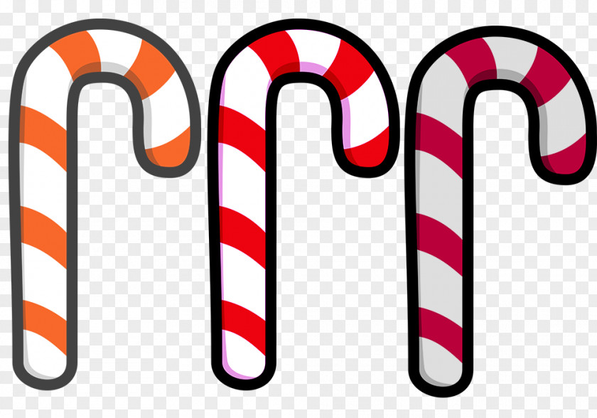 Creative Christmas Candy Cane Sugar PNG