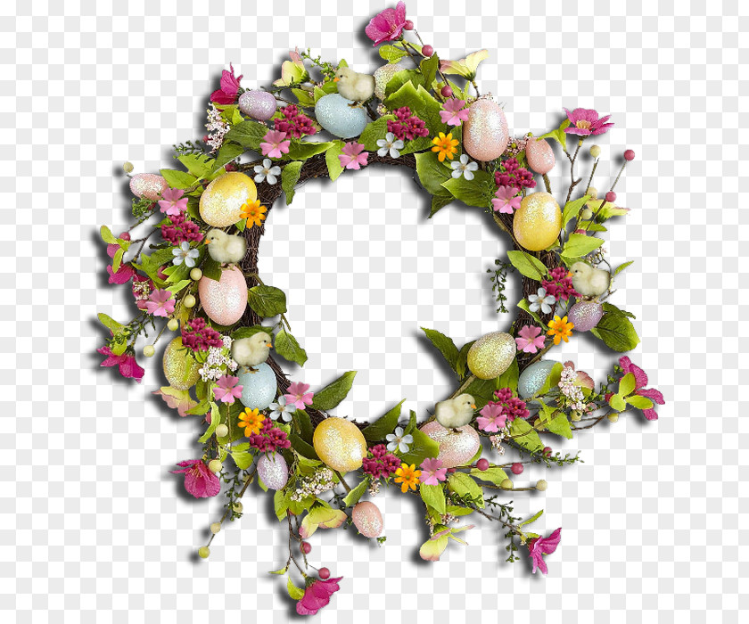 Easter Floral Design Centerblog PNG