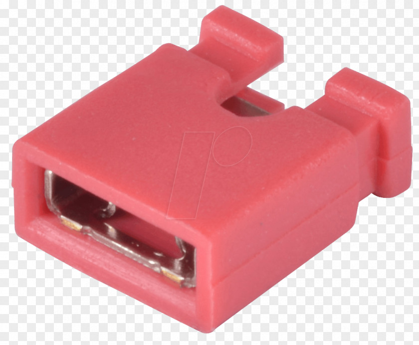 Electrical Connector Jumper Shunt Angle RT PNG