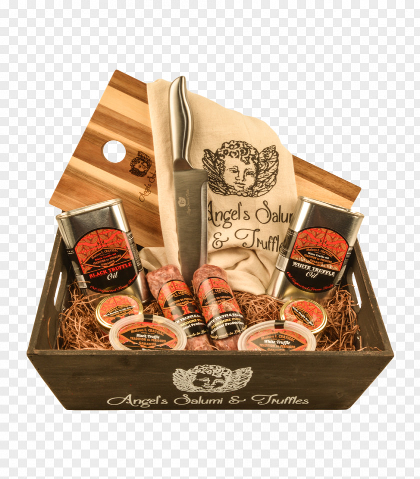 Gift Hamper Food Baskets Truffle Butter Oil Piedmont White PNG