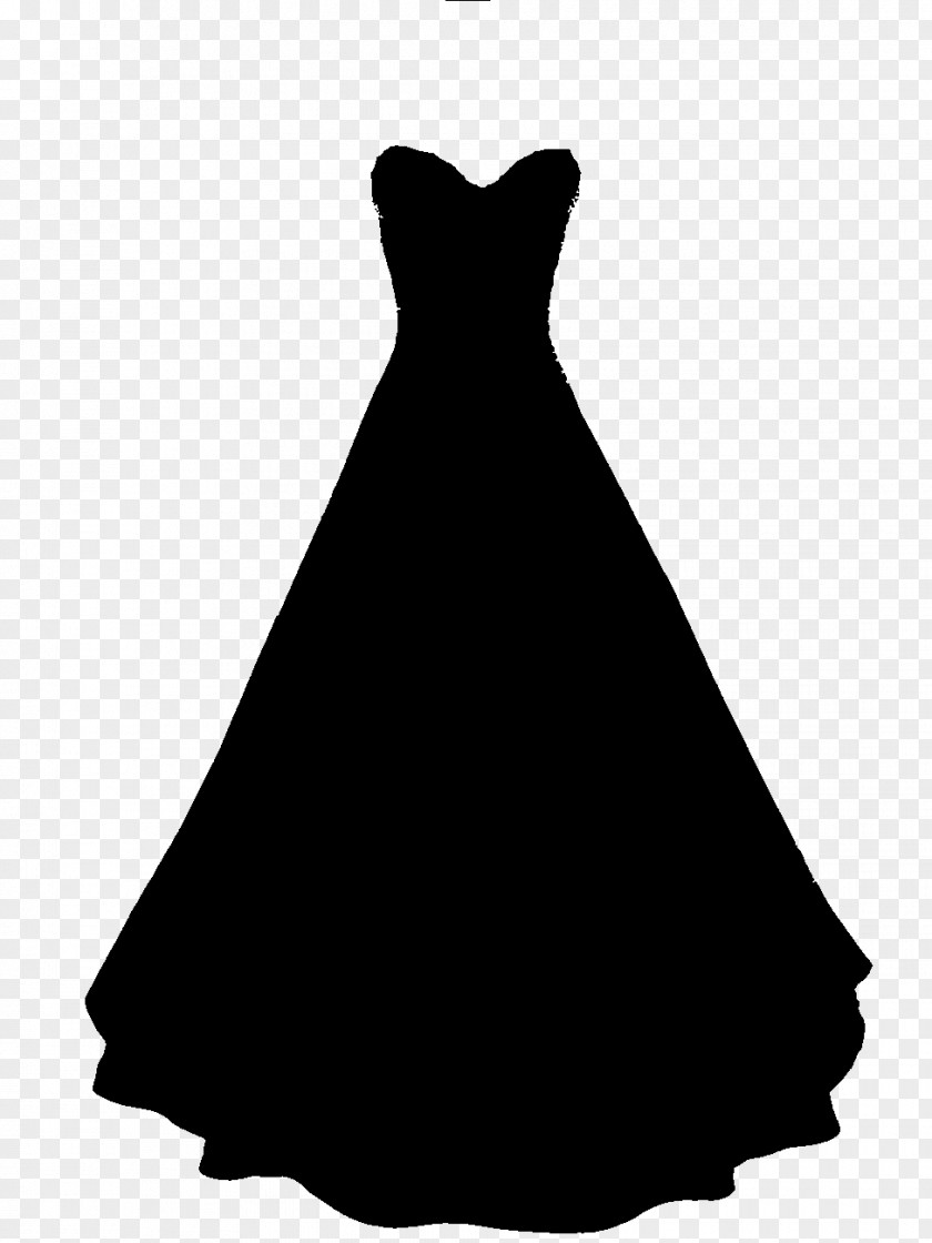 Gown Shoulder Silhouette Clip Art Black M PNG