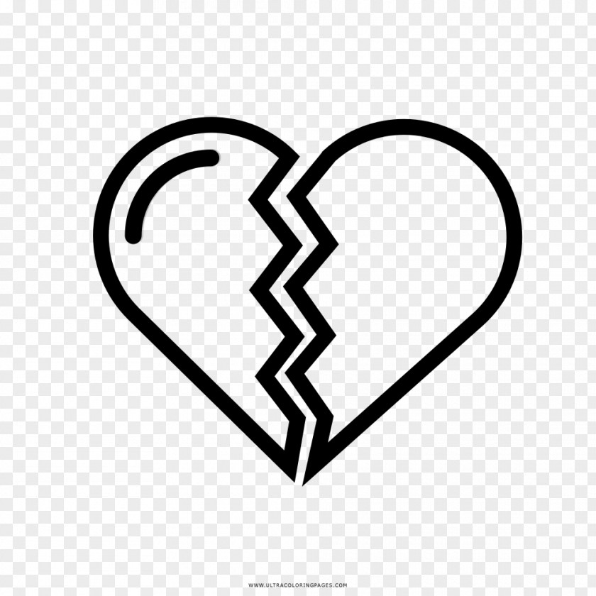 Heart Drawing Broken PNG
