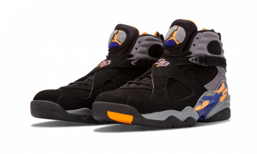 Michael Jordan Shoes For Women Phoenix Suns Sports Air 8 Retro 305381 Nike PNG