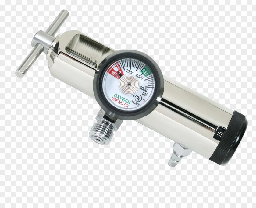 Regulator Pressure Oxygen Tank Nebulisers PNG