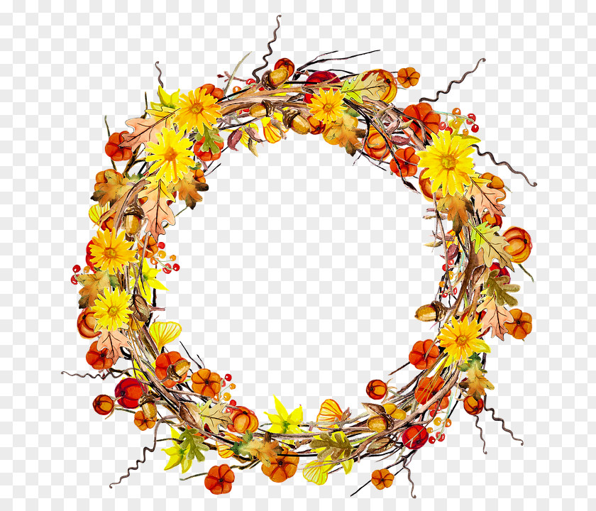 Leaf Lei Wreath Plant Circle PNG