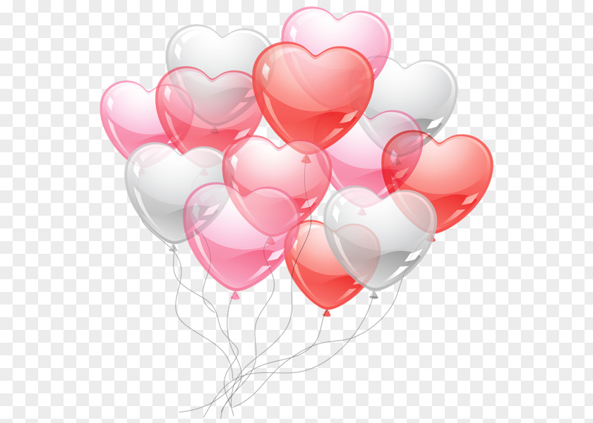 Balloon Valentine's Day Heart Clip Art PNG
