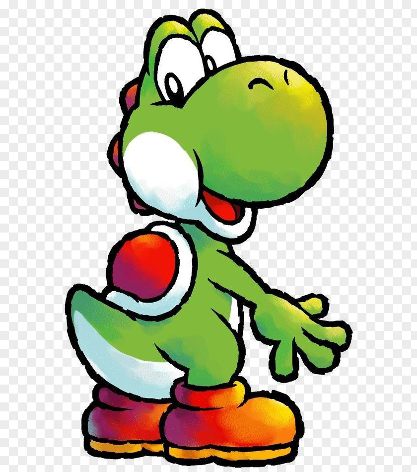 Barefoot Yoshi Png Cartoon Yoshi's Island Universal Gravitation Video Games Coloring Book PNG