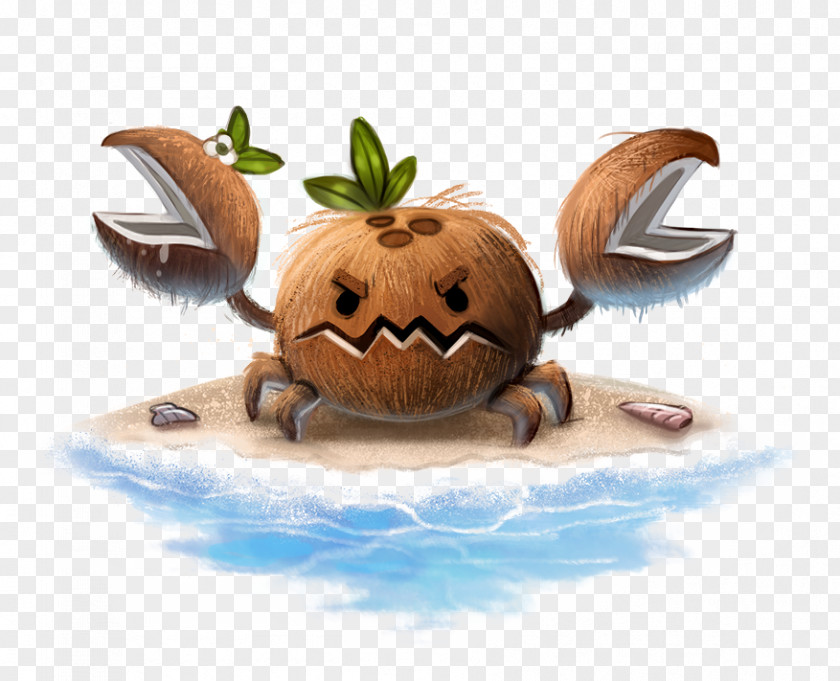 Beach Coconut Crab Poster Panels Pokxe9mon Sun And Moon Drawing PNG
