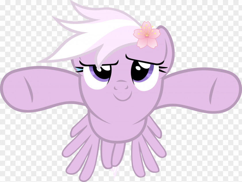 Cherry Petals Rainbow Dash Applejack Flight My Little Pony PNG