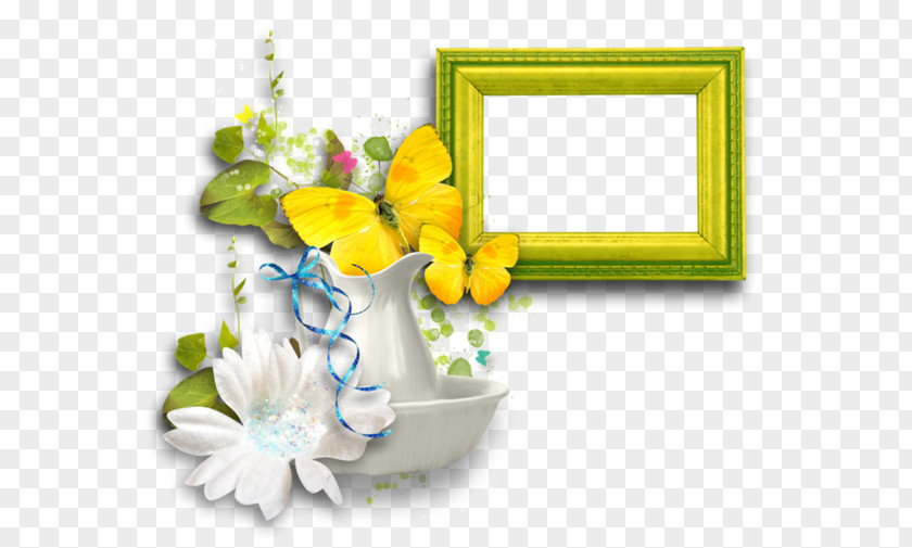 Design Floral Picture Frames PNG