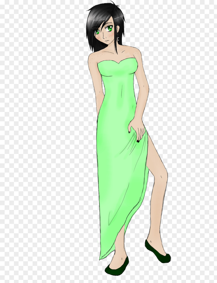 Dress Shoulder Cocktail Gown PNG