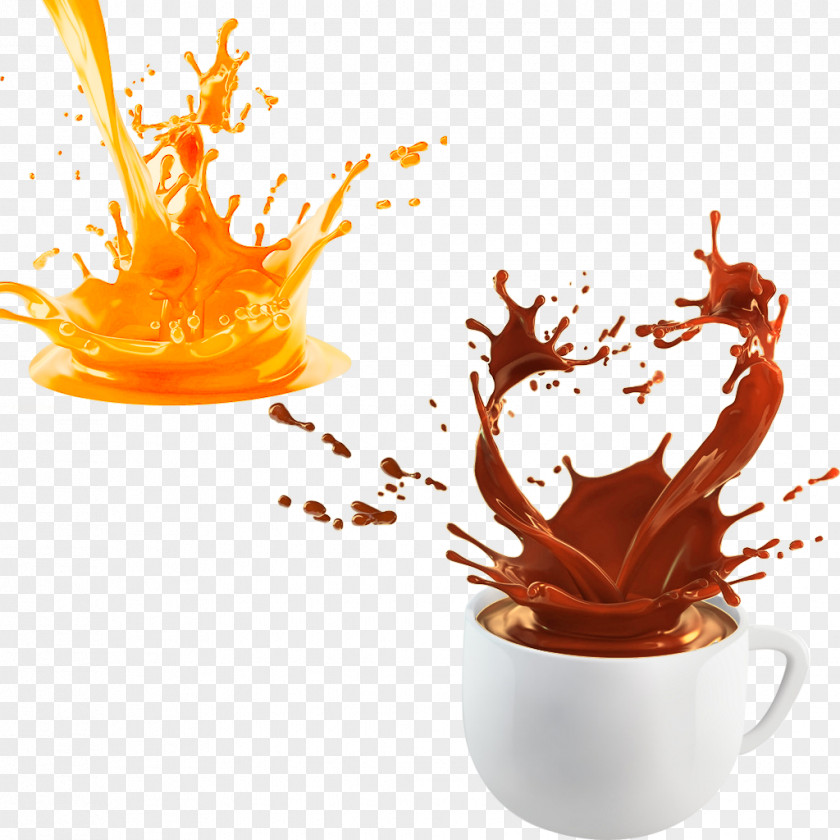 Shaking The Coffee Cup Chocolate Milk Hot PNG
