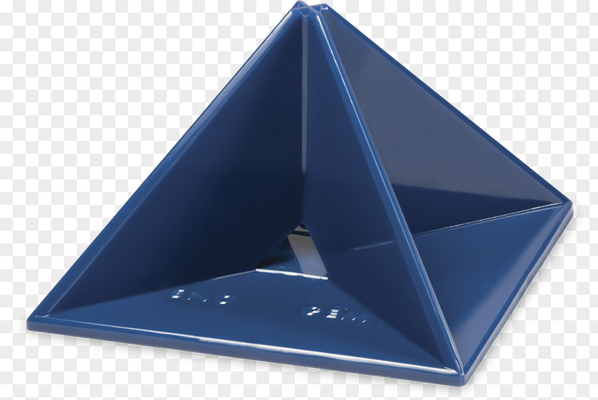 Triangle Cobalt Blue PNG