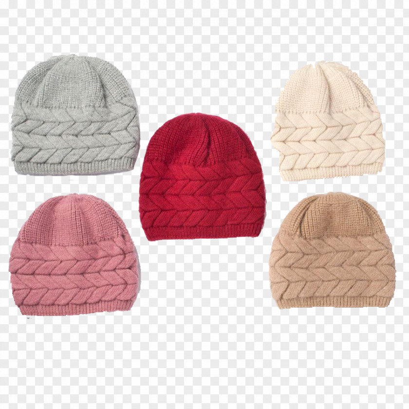 Various Wool Hat Knit Cap Cold PNG