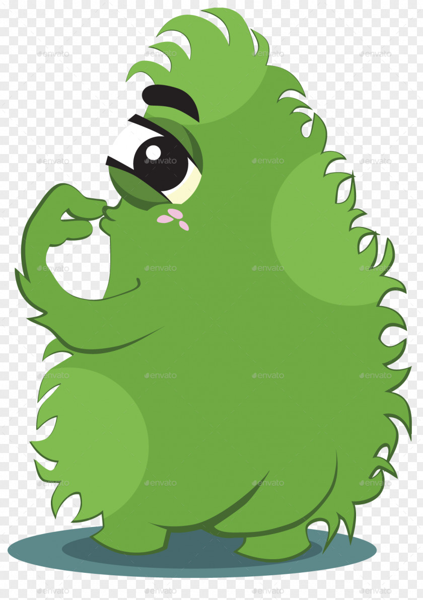 Monster Letter Tree Frog Cartoon Character Clip Art PNG