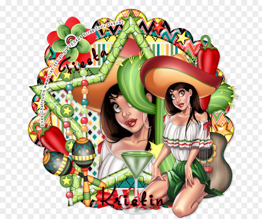 Photomontage Fruit Mexicans PNG