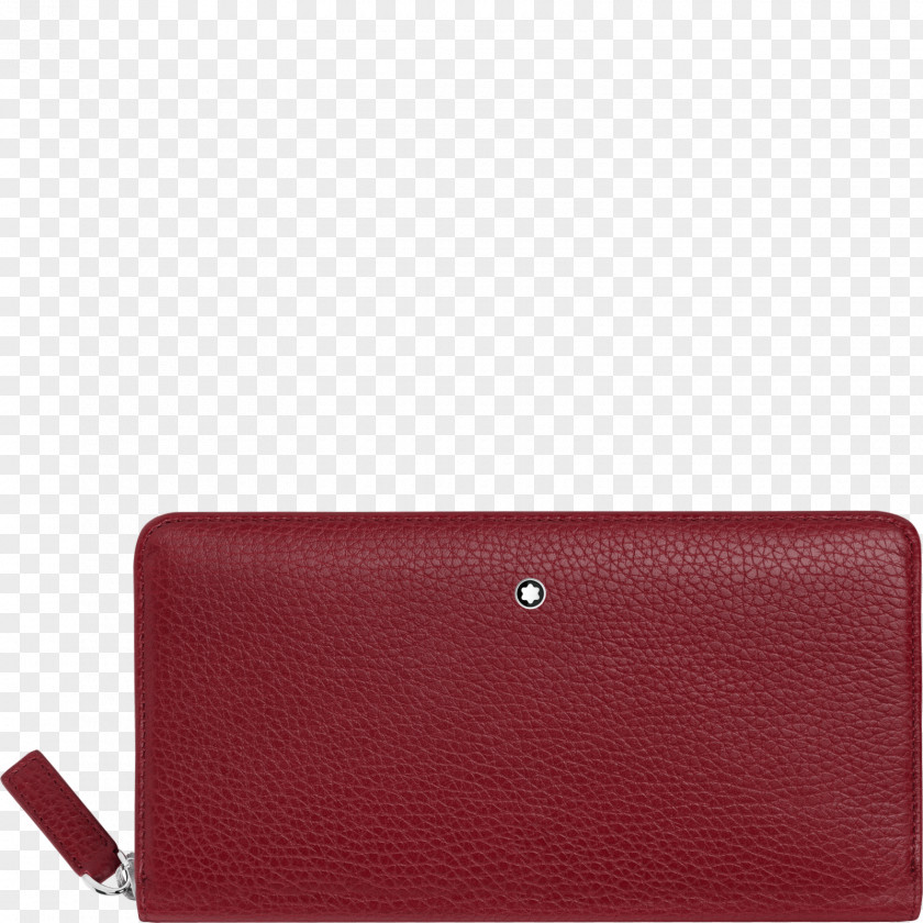 Wallet Coin Purse Leather Montblanc Zipper PNG