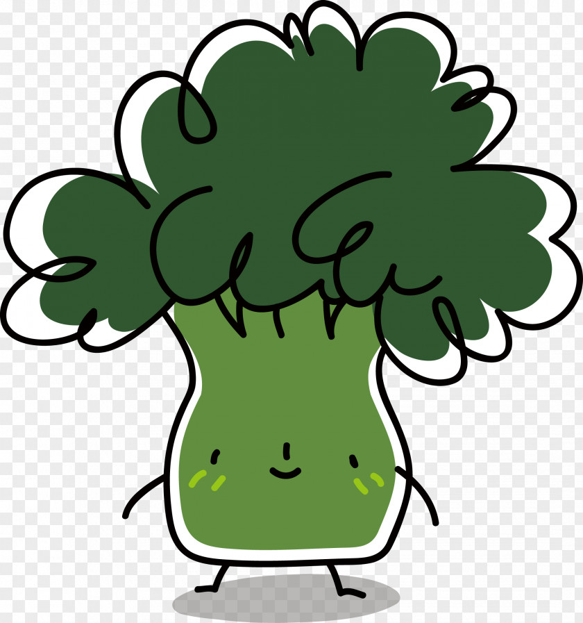 Cartoon Cauliflower Broccoli Vegetable PNG