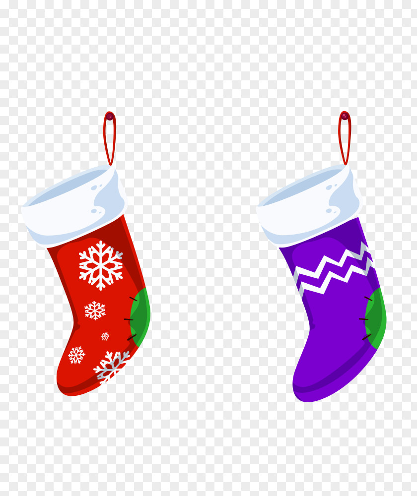 Cartoon Christmas Stocking Stockings Sock PNG