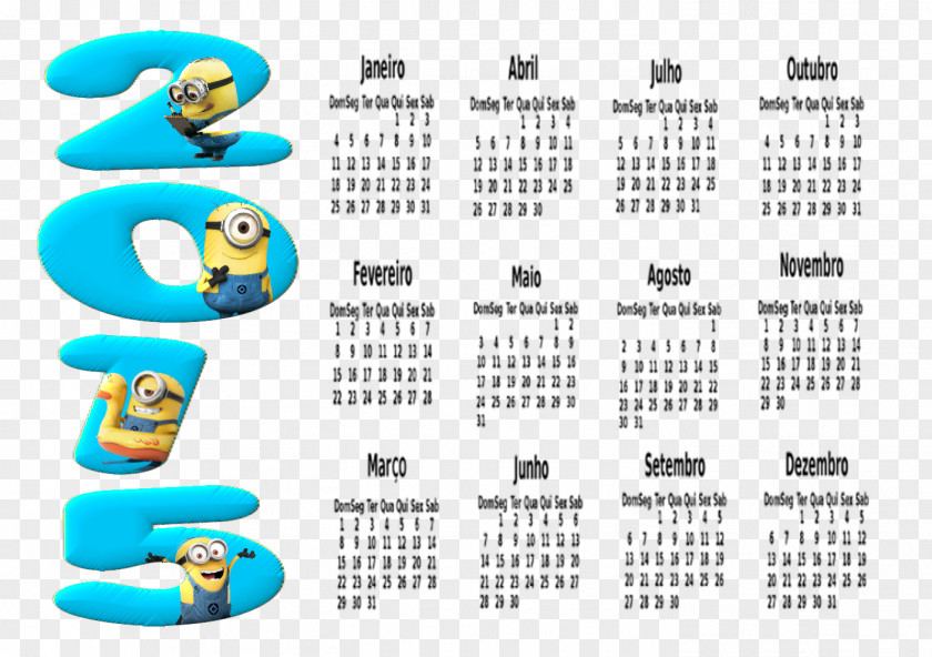 Minions Calendar Despicable Me Drawing PNG