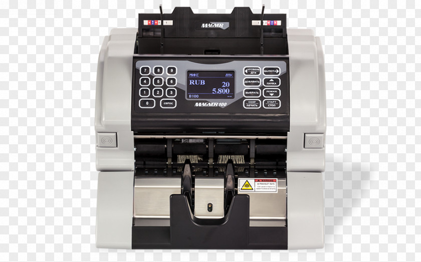 Shop Counter Banknote Printer Velocity PNG