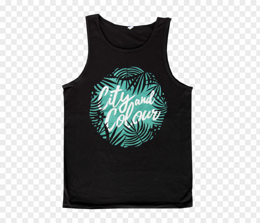 Tank Top T-shirt Turquoise Sleeveless Shirt Gilets Teal PNG