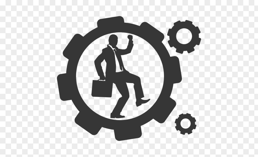 Business Man Gear PNG