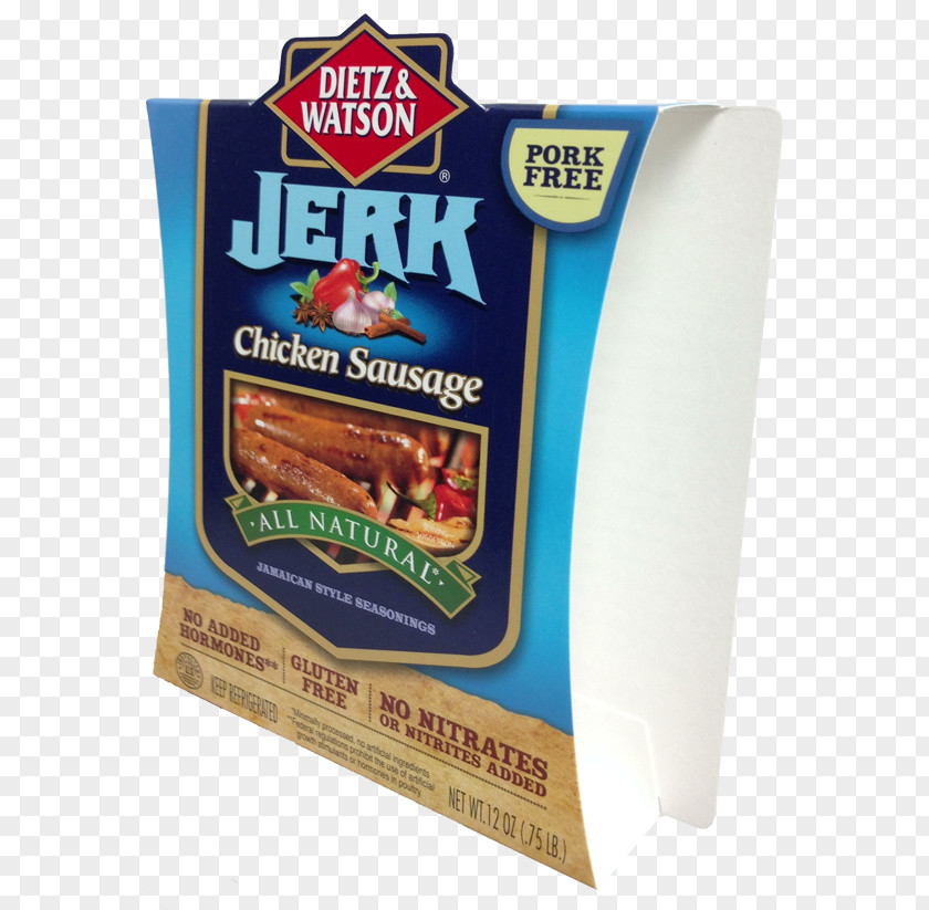 Chicken Sausage Dietz & Watson Jerk Ingredient PNG