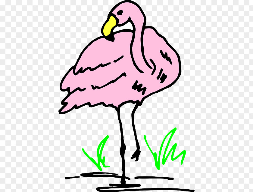 Flamingo Cartoon Clip Art PNG