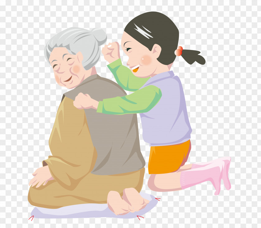 Grandmother Of The Children To Intentions Service Cartoon Grandchild PNG