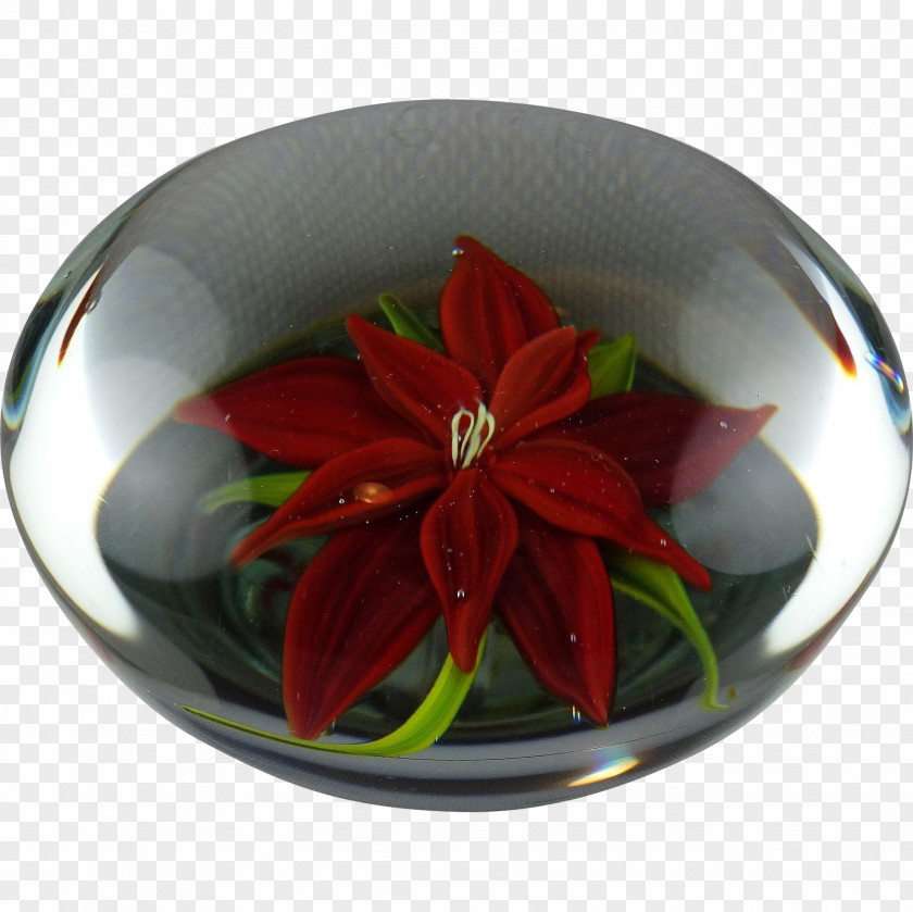 National Day Scatters Flowers Paperweight Poinsettia Flower Collectable Metal PNG