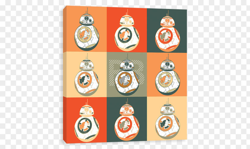 Star Wars BB-8 Canvas Character Collage PNG
