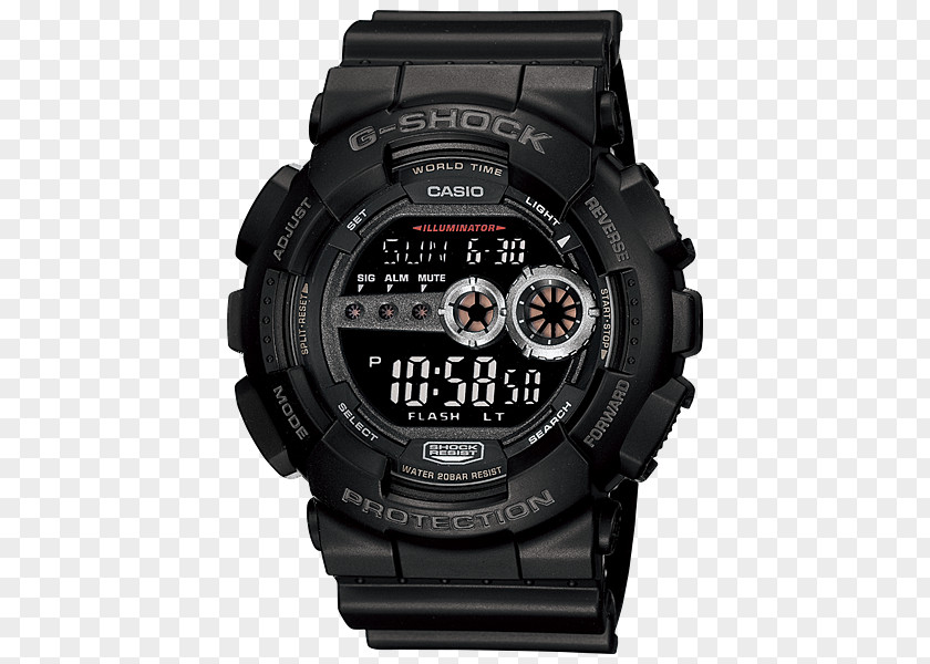 Watch G-Shock Shock-resistant Clock Illuminator PNG