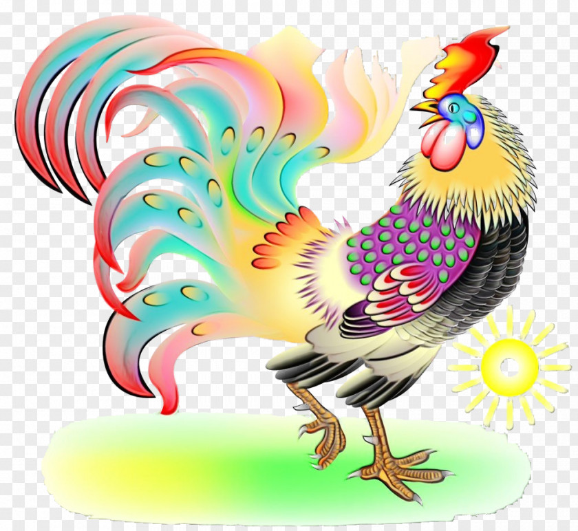 Chicken Bird Rooster Cartoon Comb PNG