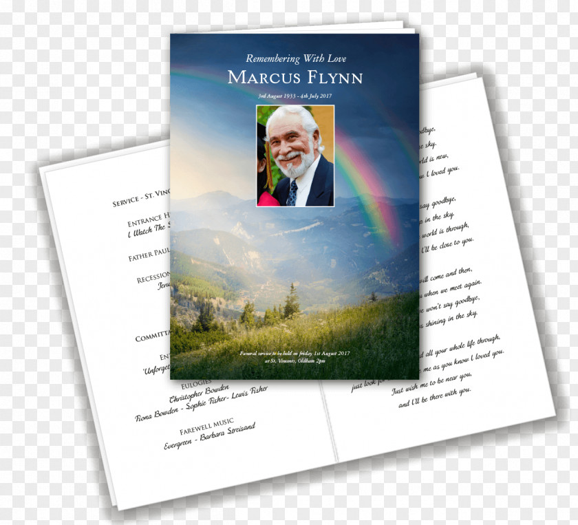 Order Of Service Nursing Care Brand Spirituality Brochure PNG